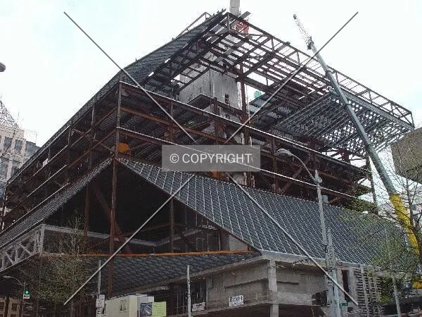 Steel erection nearly complete