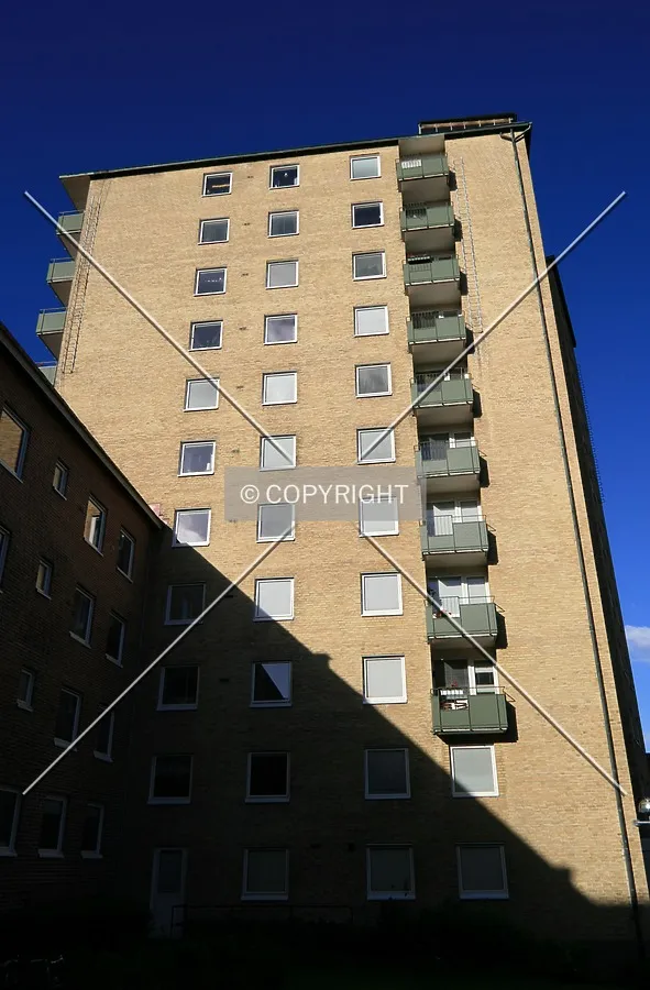 Looking up from the east