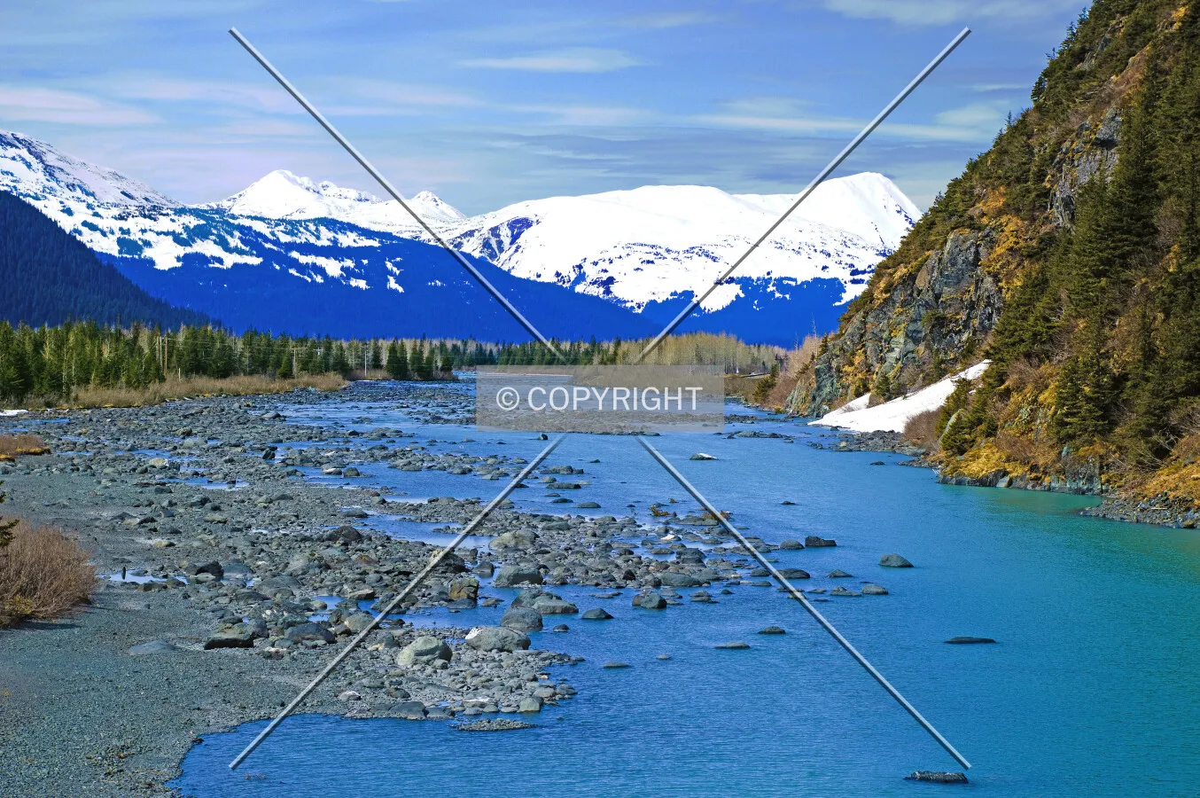 Kenai Mountains, Alaska, U.S.A.