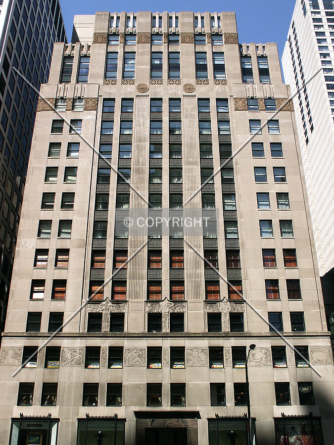 Looking up the east facade