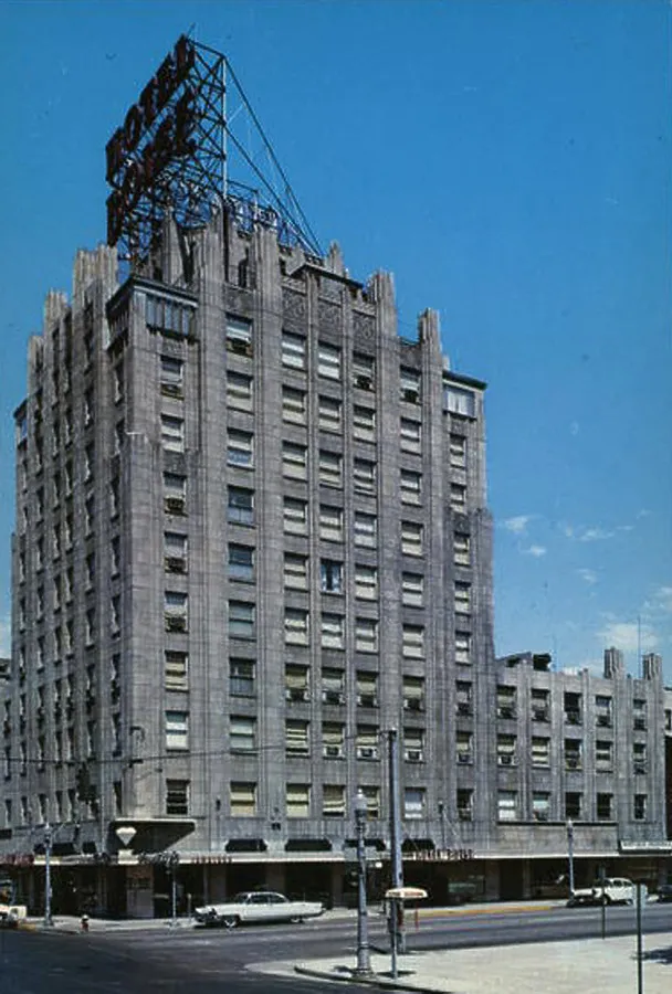 Vintage view as Hotel Boise