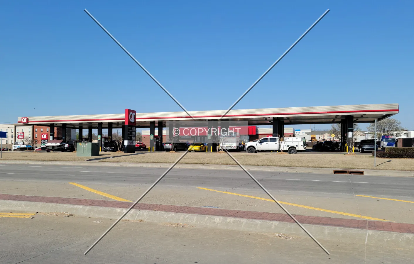 From the northeast; April 2, 2021