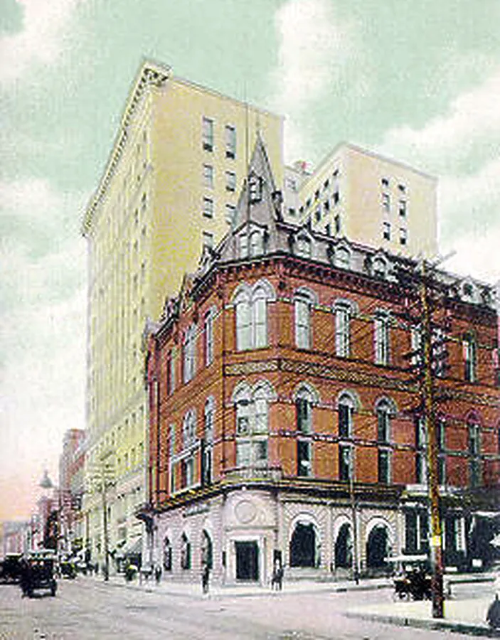 View from the south along Market Street