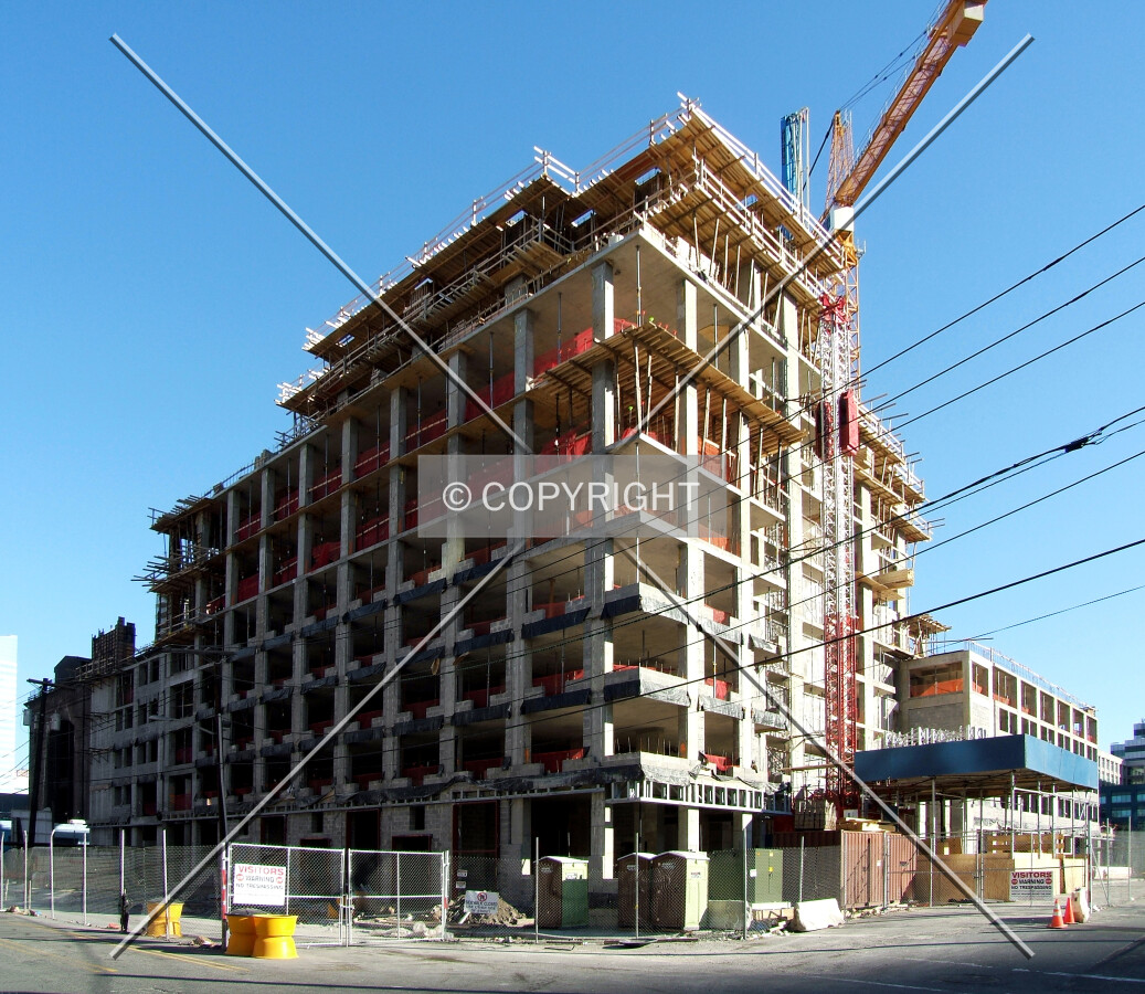 View from the southwest at Washington and Morgan streets