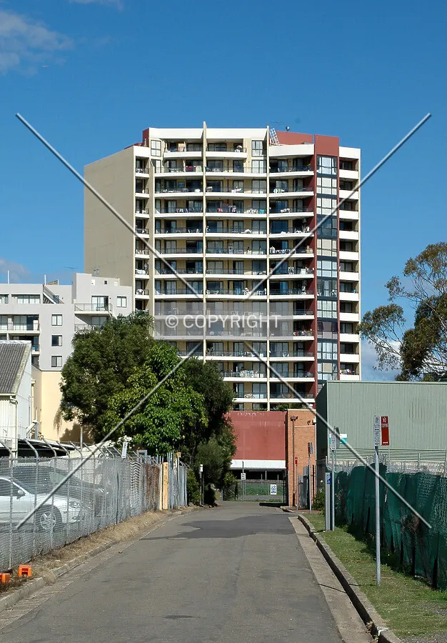 As seen from the north