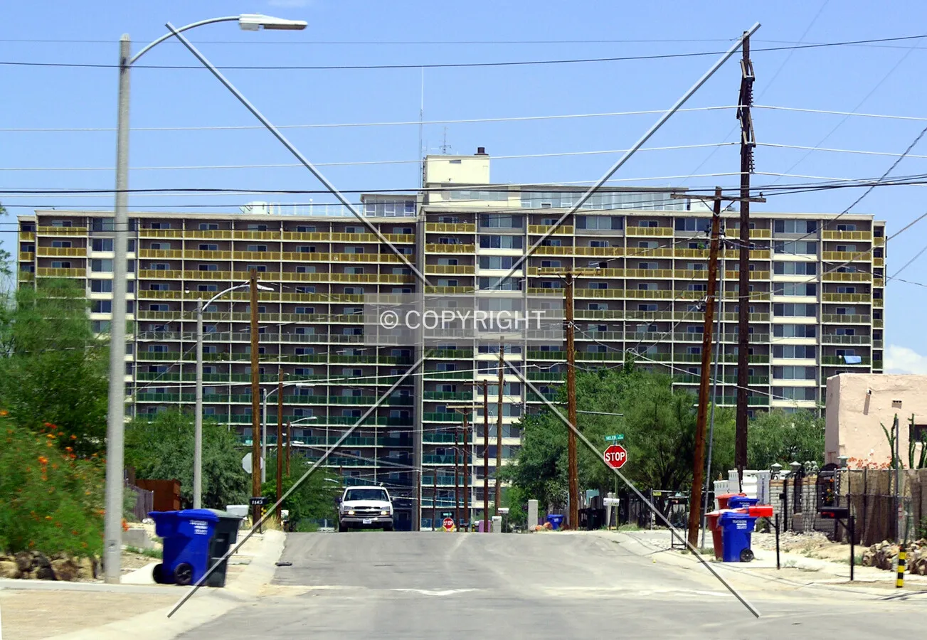 Looking north from Speedway Boulevard