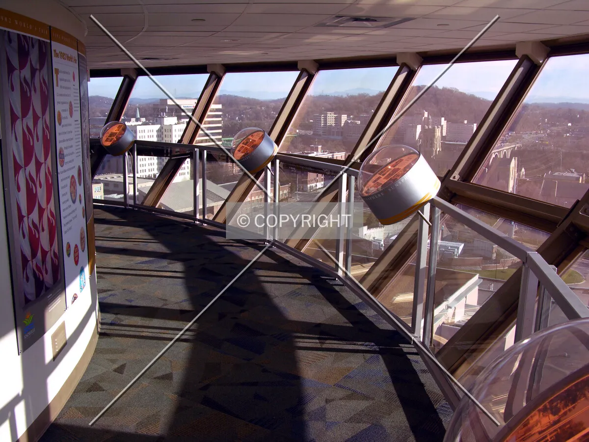 Observation deck looking southeast