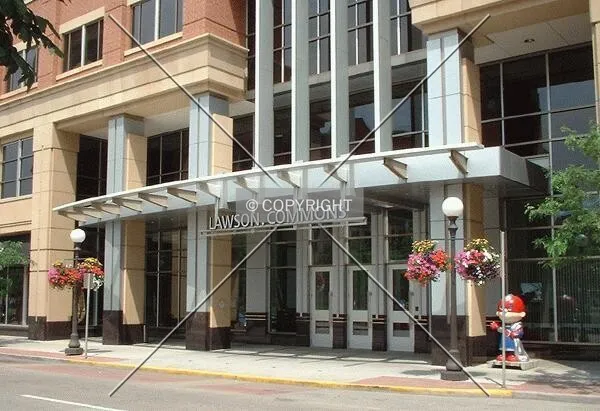 Main entrance from Landmark Plaza