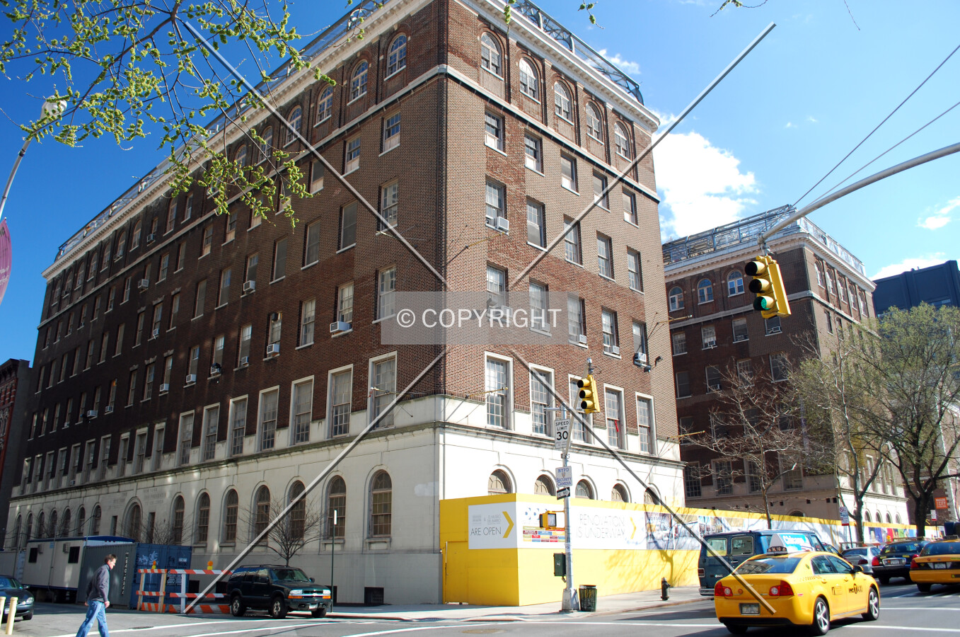 Viewed from the north along 5th Avenue
