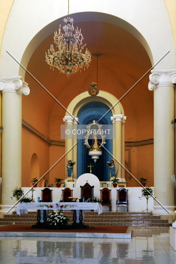 View of the altar from the southwest