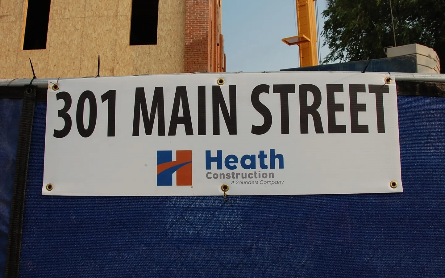 Construction signage