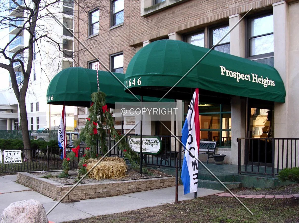 Main entrance off North Prospect Avenue