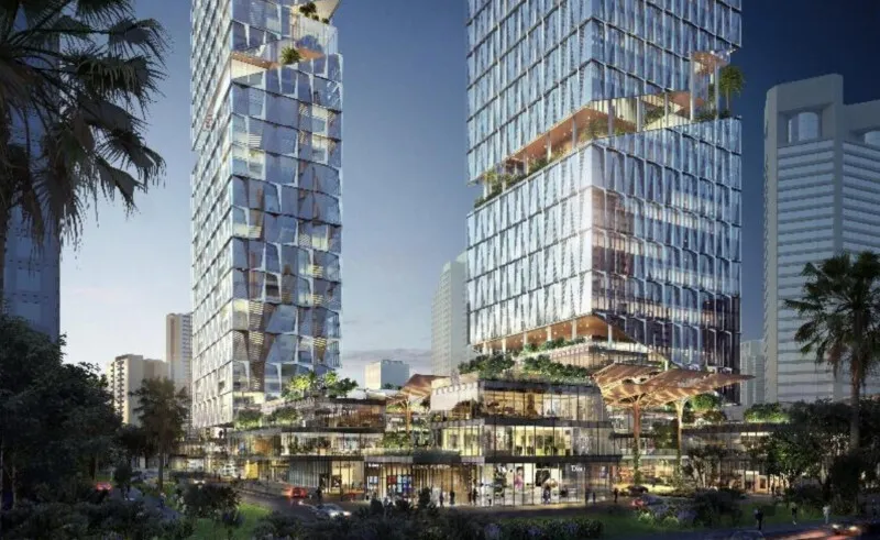 Green Energy Superblock Oasis Central Sudirman Tower 1