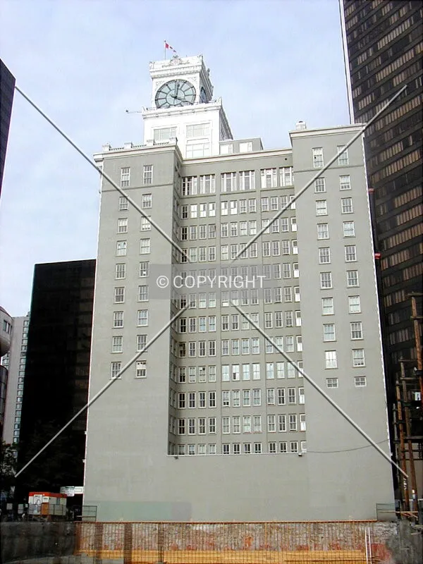Excavation for commercial complex allows unobstructed view for first time of south side