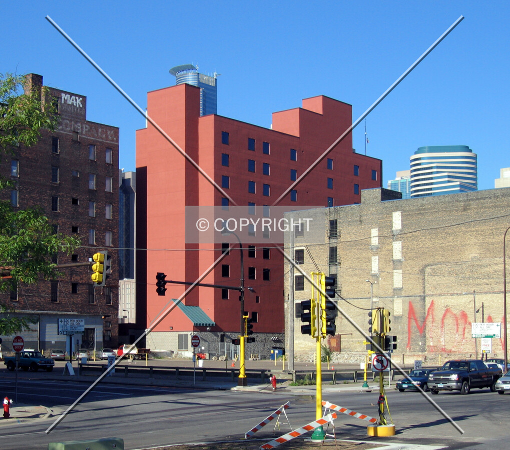 North facade from Washington Avenue