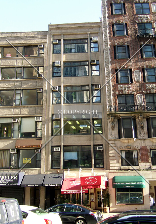 View from the northwest across Madison Avenue