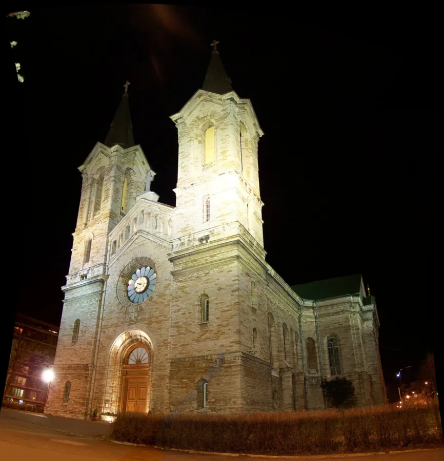 View from the southeast