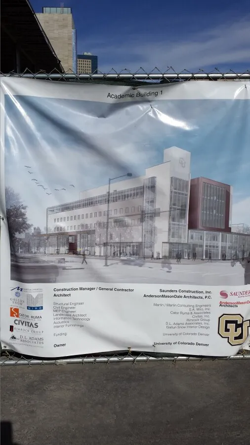 Construction banner