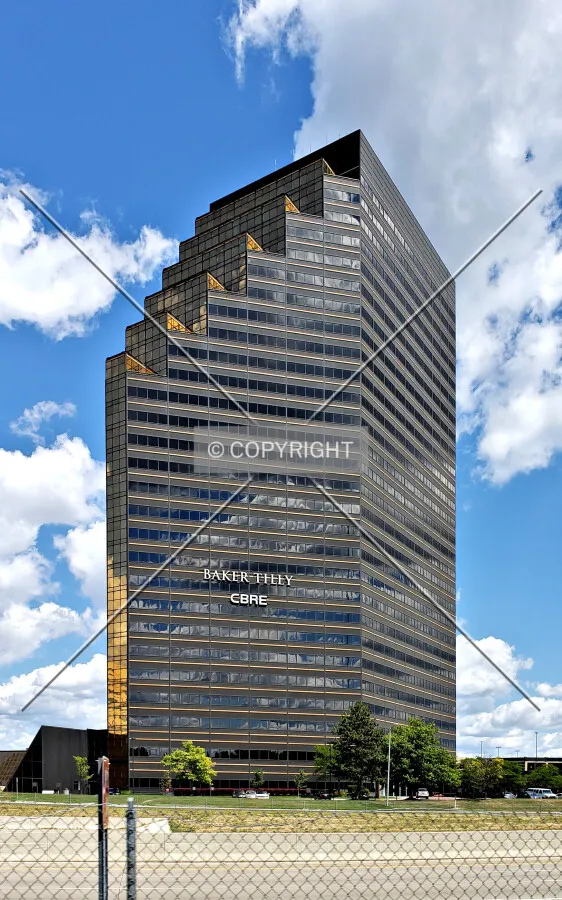 View from the west; August 10, 2019