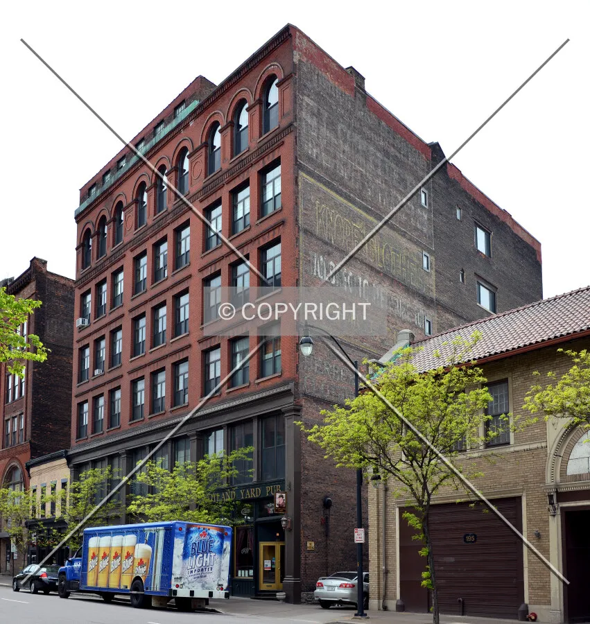 View from the northeast on St. Paul Street