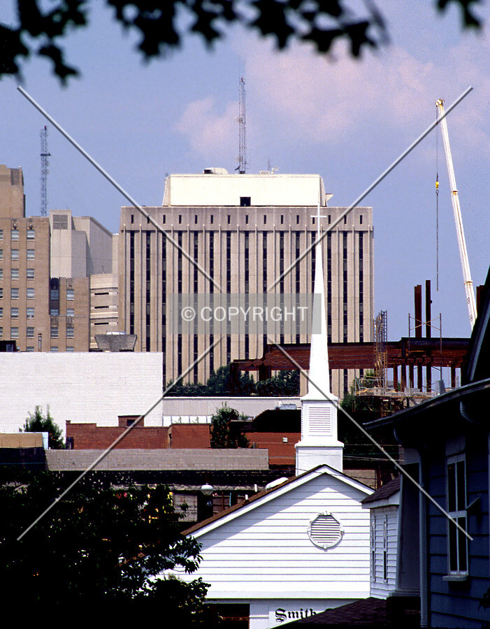 View from the east