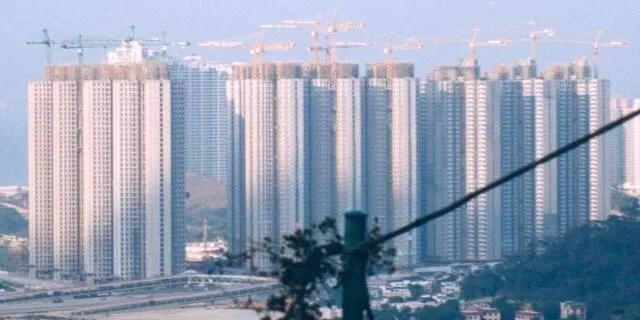 Distant view of construction