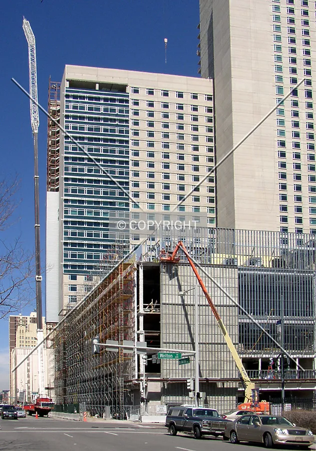 Looking northeast along 14th Street