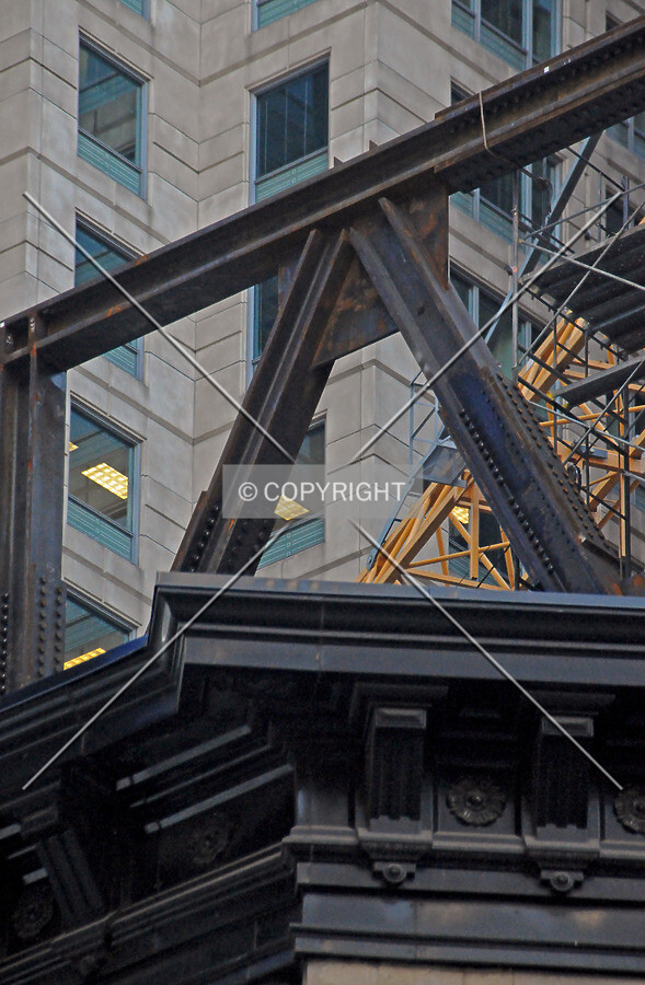 South end of the steel truss