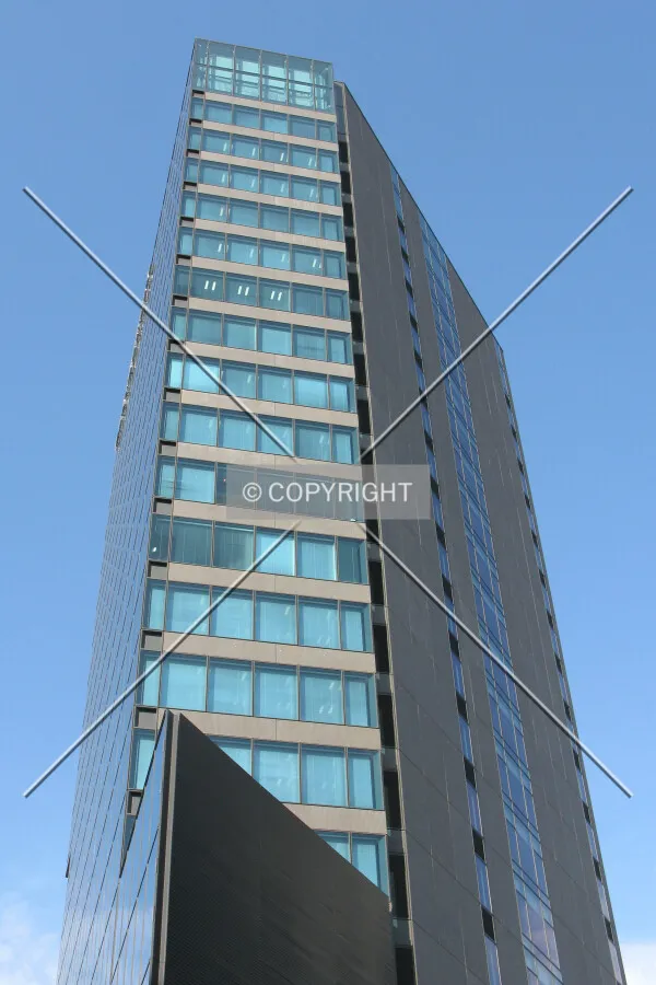 Looking up from the southwest