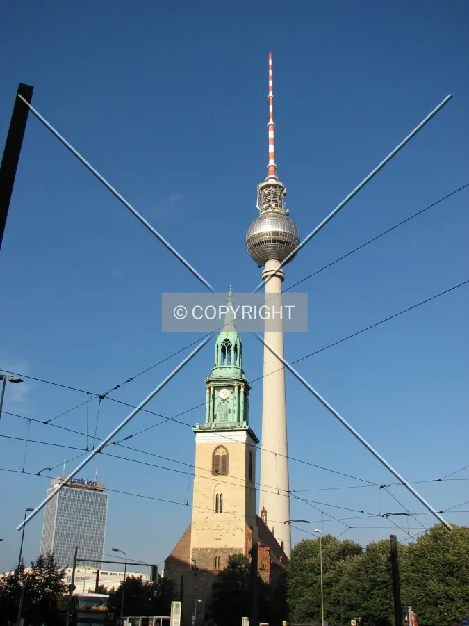 Old and new towers