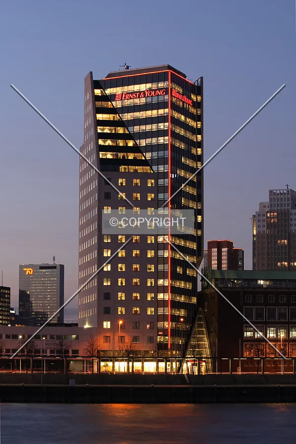 View from Noordereiland at sunset