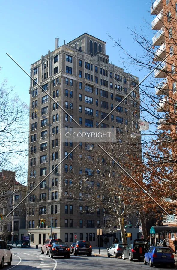 Viewed from the east