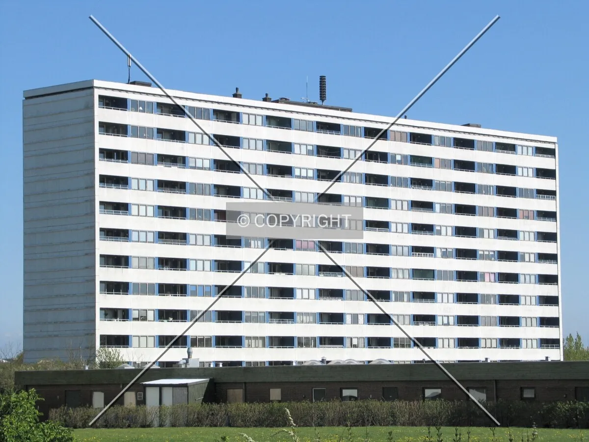 Daytime view from the southwest