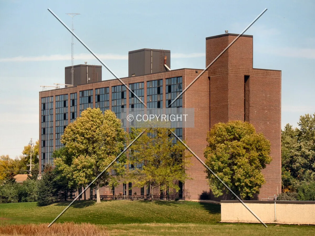 Distant view from the southwest