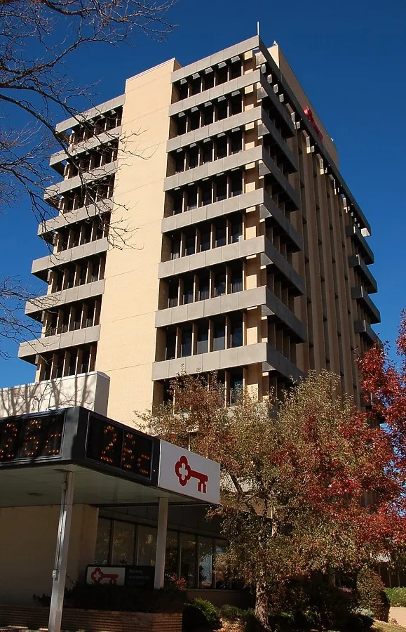 View from the southeast