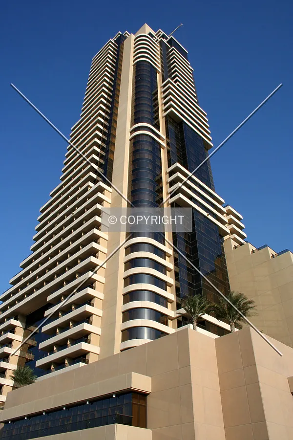 Looking up at the tower