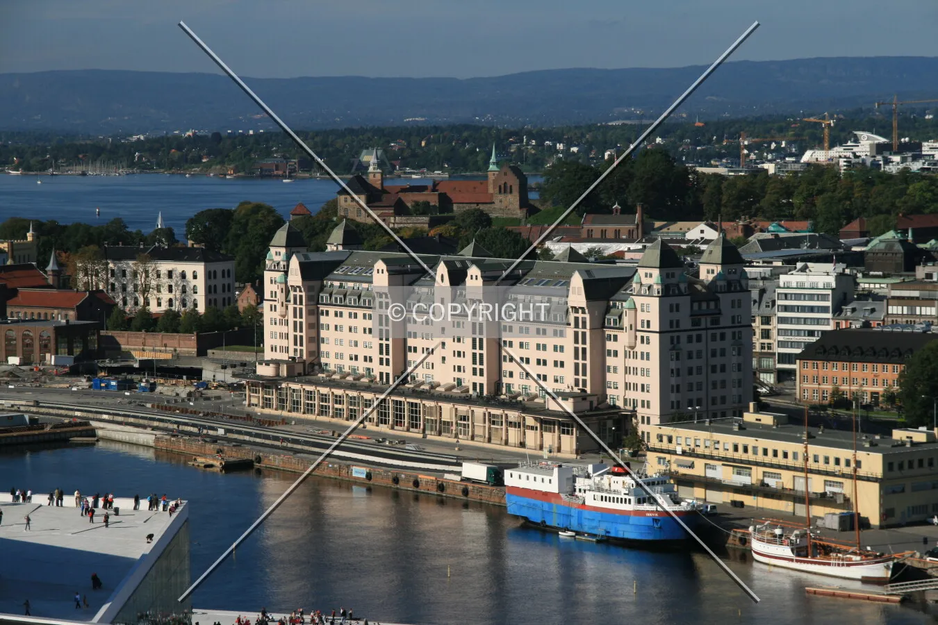 View from KLP-bygget