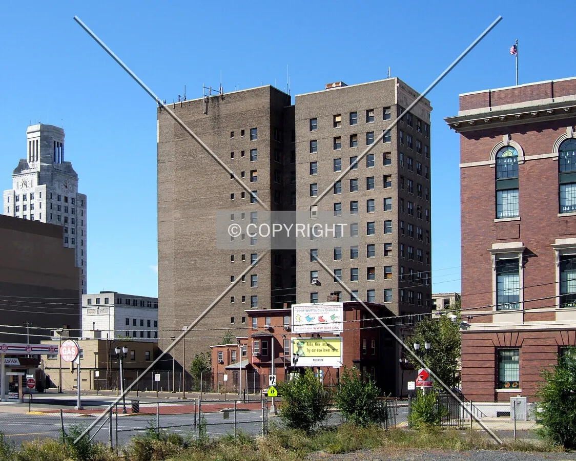 View from the northeast