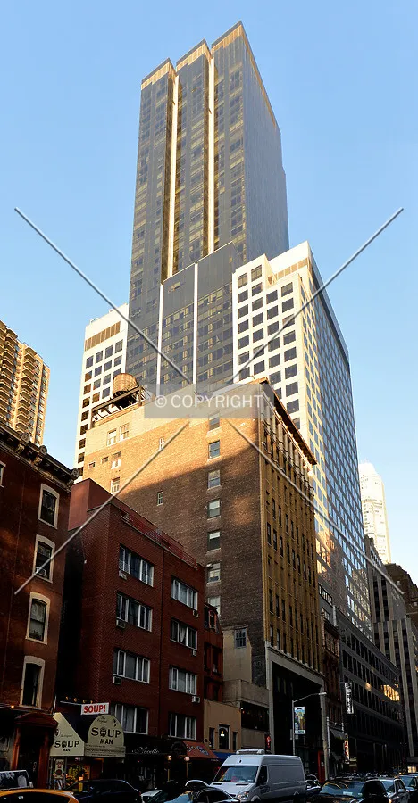 View from the west on 55th Street