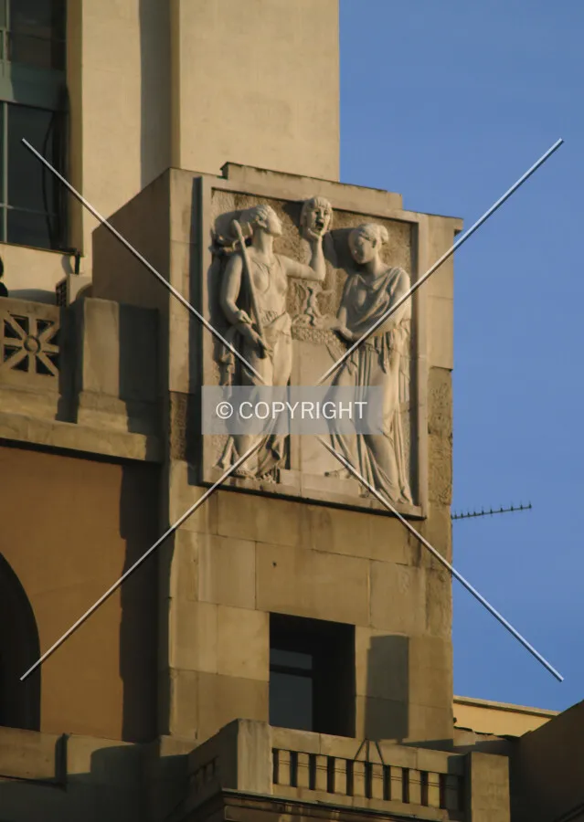 Detail in northern facade