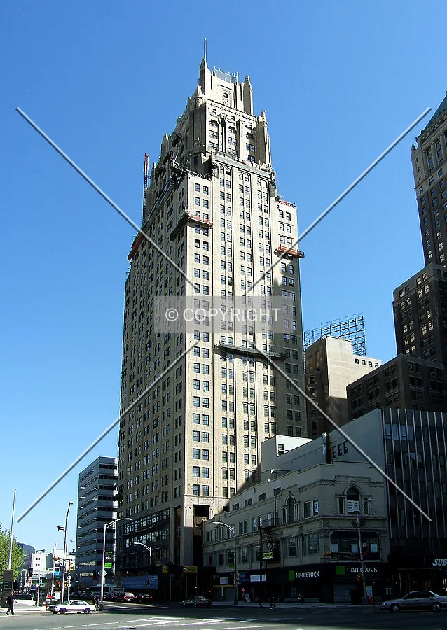 View from the northwest along Raymond Boulevard