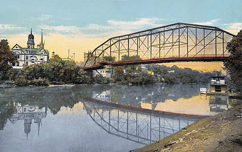 Vintage view from the southwest
