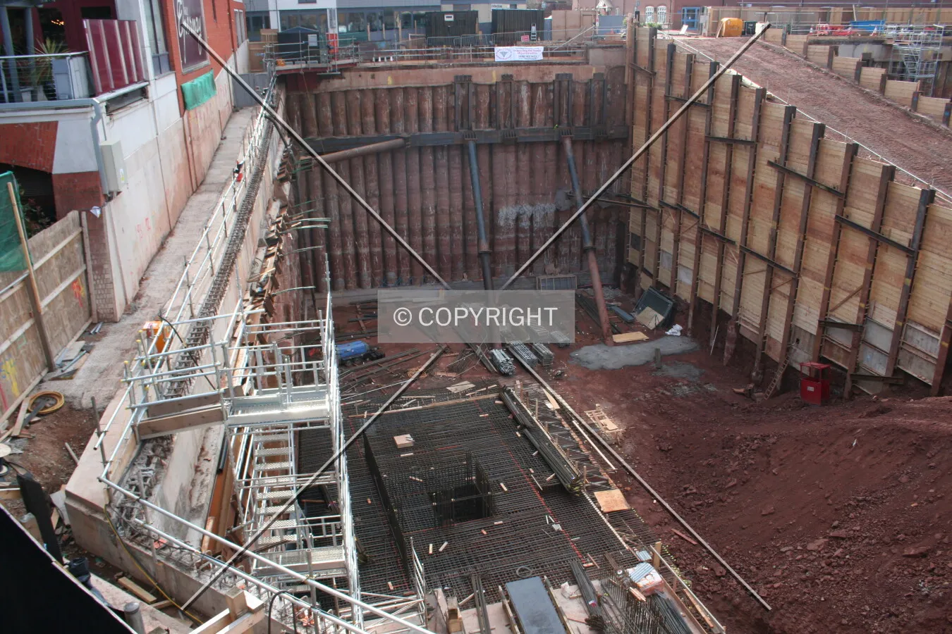 Looking into the site