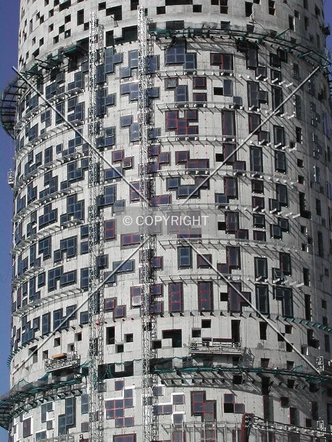 The central section of the tower