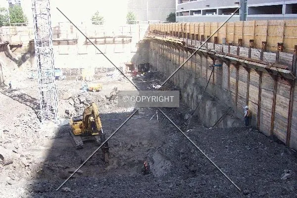 Digging the foundation
