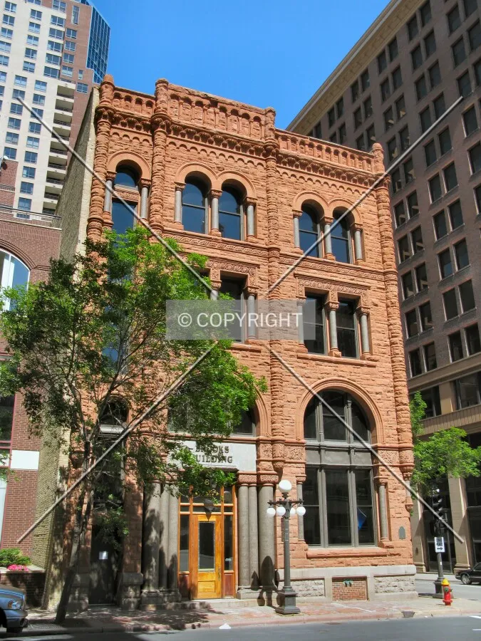 View to the east across Jackson Street