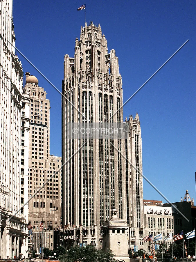 View from Wacker Drive across the Chicago River