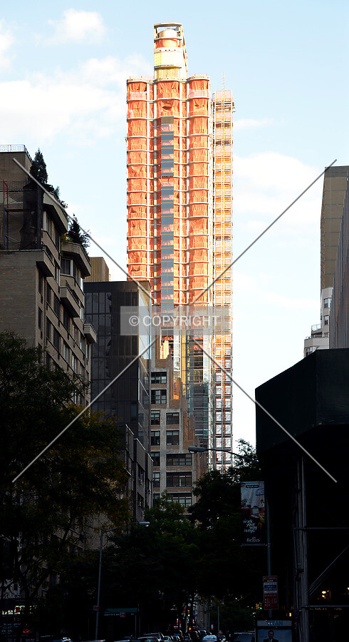 View from the northwest along 46th Street