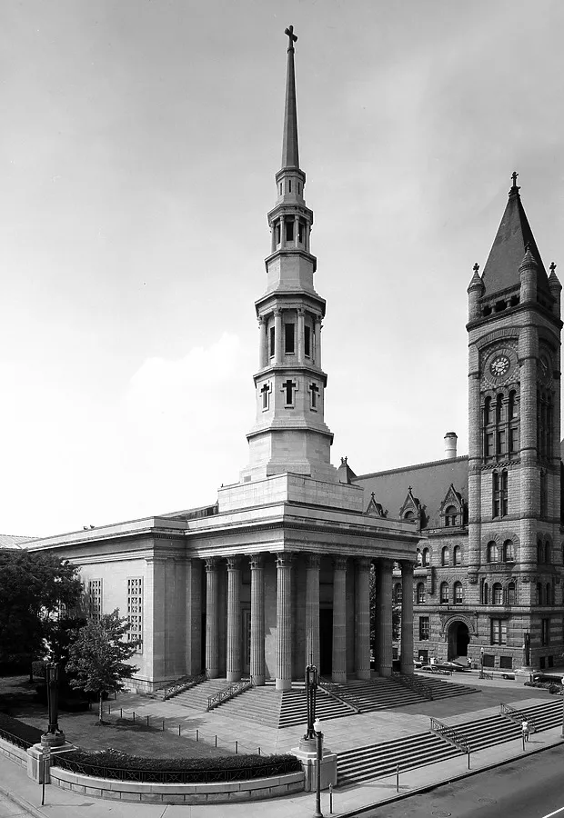 View from the southeast