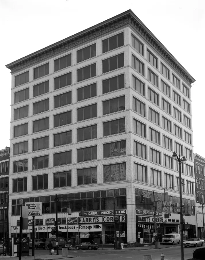 View from the northeast